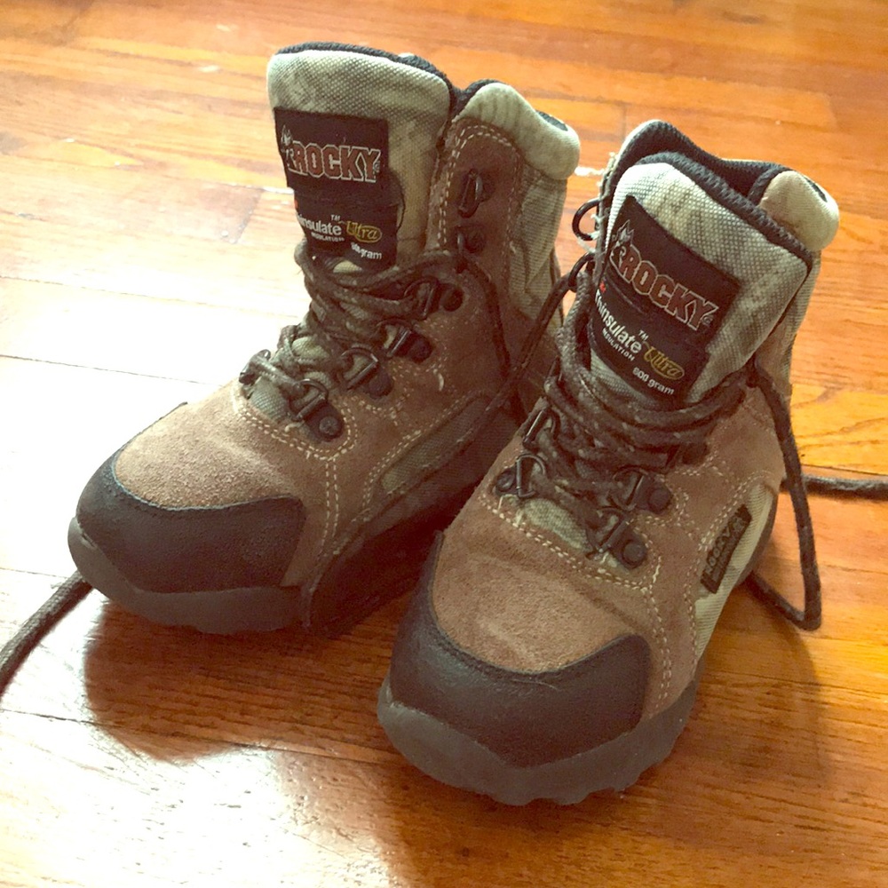 Kids Rocky Waterproof Hunting Boots